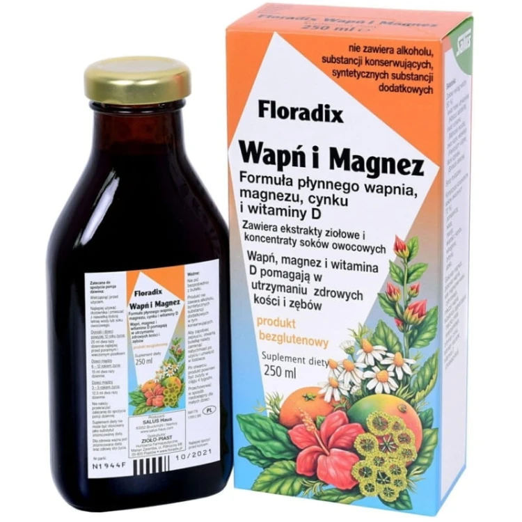 Floradix Wapń i Magnez 250ml