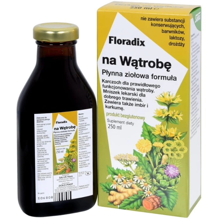 Floradix Na Wątrobę 250ml