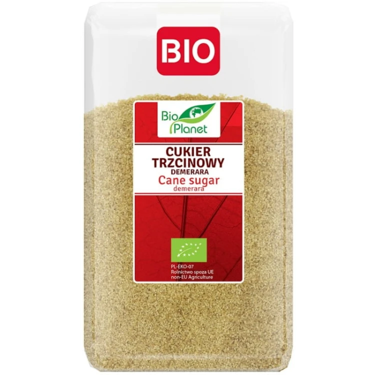 Bio Planet Cukier trzcinowy brązowy Demerara BIO 1kg