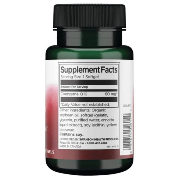 Swanson Koenzym Q10 60mg 120 kaps.