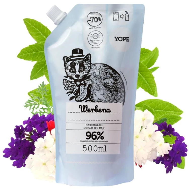 Naturalne mydło do rąk Werbena Refill 500ml