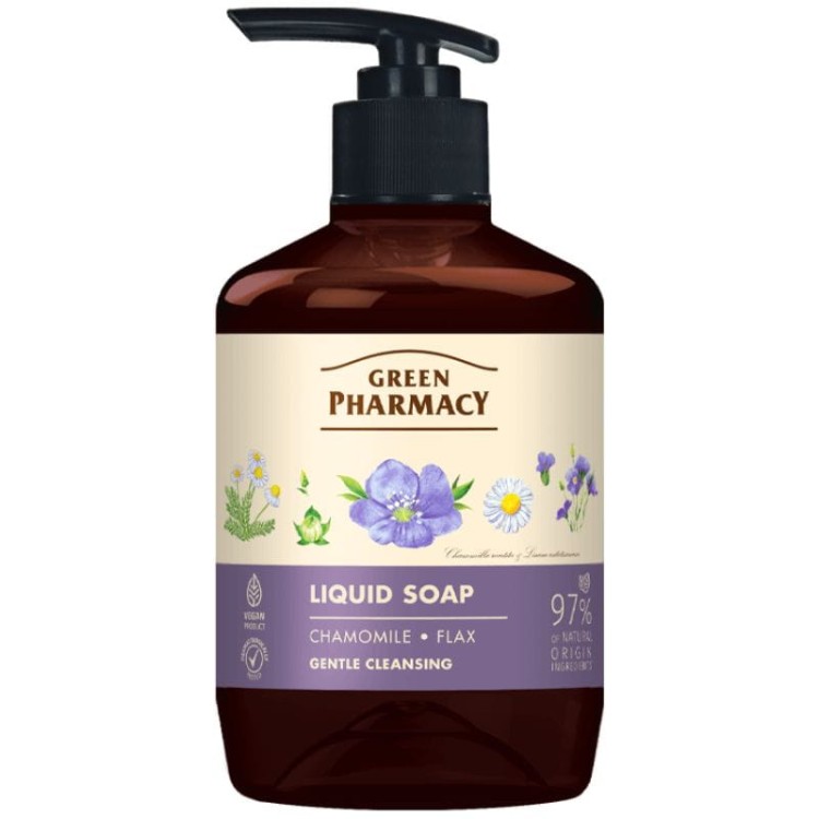 green-pharmacy-mydlo-w-plynie-rumianek-len-460ml