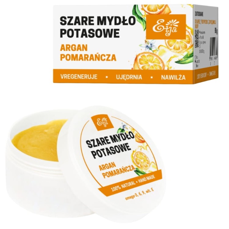 Mydło 100% naturalne argan &amp; pomarańcza 80g