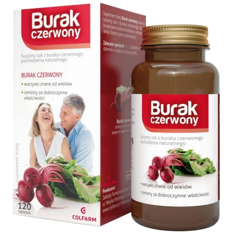 Burak czerwony 120 tabl.
