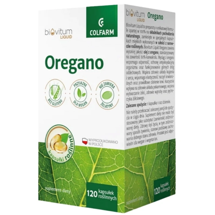 Biovitum Liquid Oregano 120 kaps.