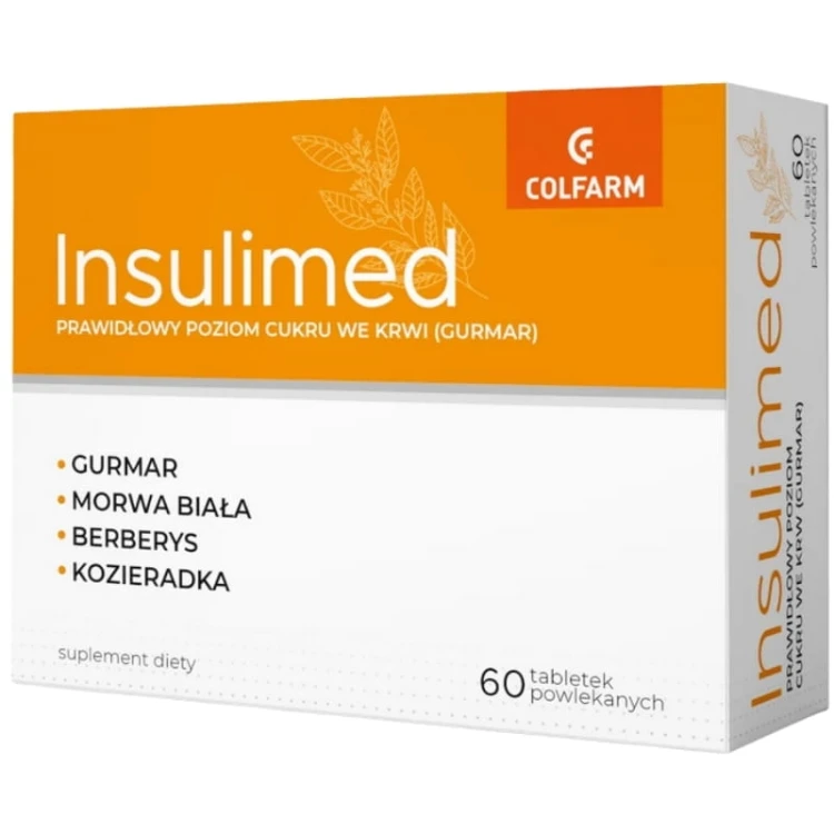 Insulimed (Gurmar, Morwa biała, Berberys, Kozieradka) 60 tabl.