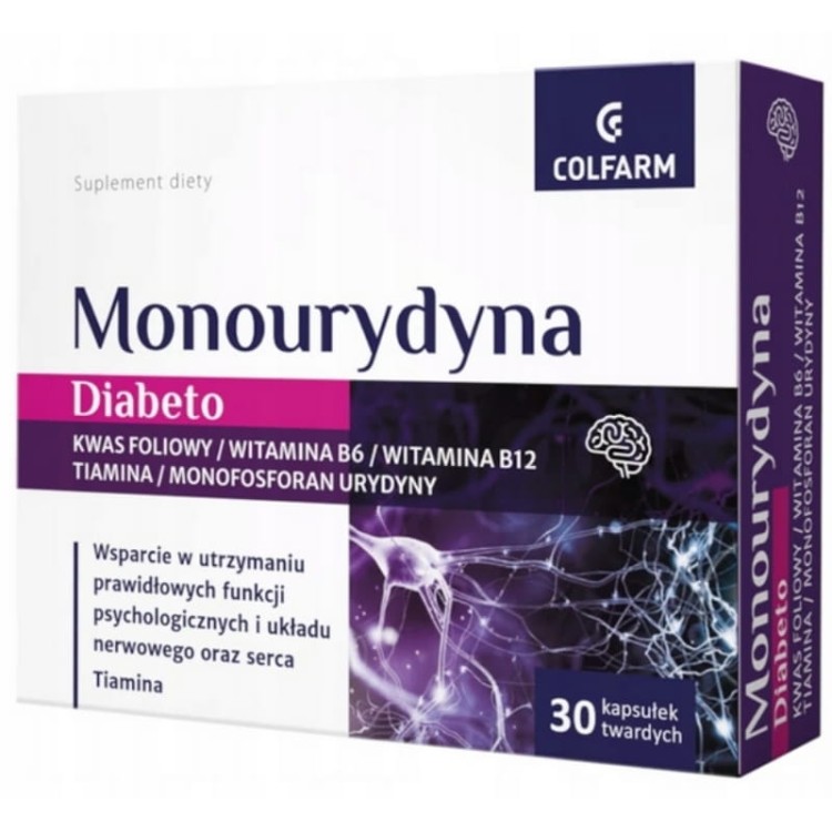 Monourydyna Diabeto 30 kaps.