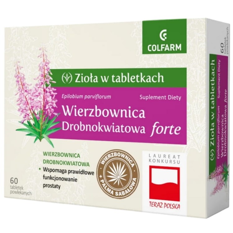 Wierzbownica drobnokwiatowa FORTE (Epilobium parviflorum) 60 tabl.