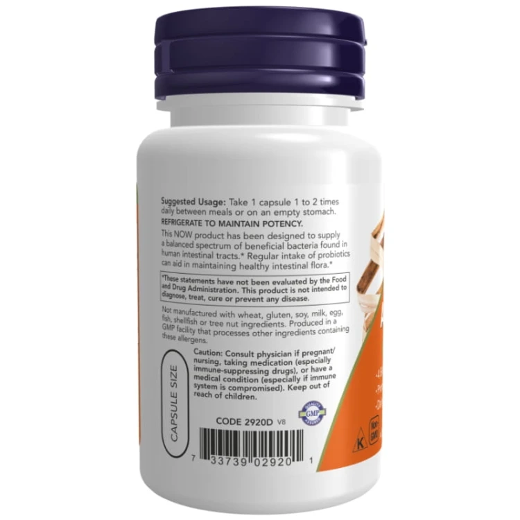 Now Foods Acidophilus 4X6 60 kaps.