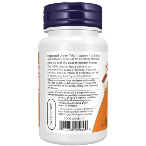 Now Foods 8 Billion Acidophilus &amp; Bifidus 60 kaps.