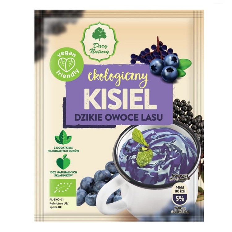 Ekologiczny Kisiel Dzikie owoce lasu 30g