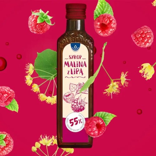 Syrop malina z lipą 250ml