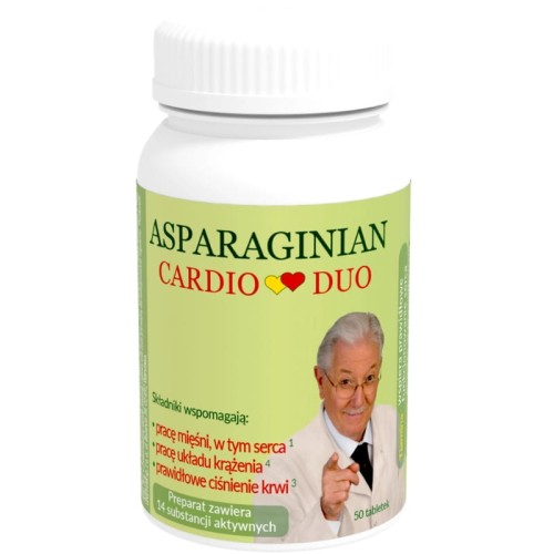 Uniphar Asparaginian Cardioduo 50 tabl.
