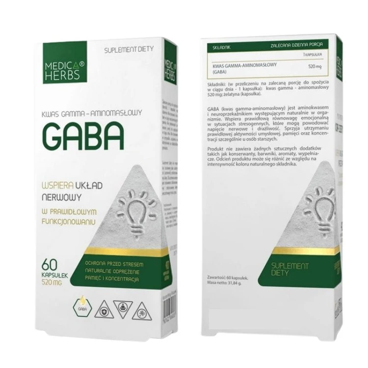 Gaba 520mg 60kaps.