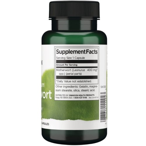 swanson-full-spectrum-motherwort-serdecznik-400mg-60-kaps-fitoherbs-1