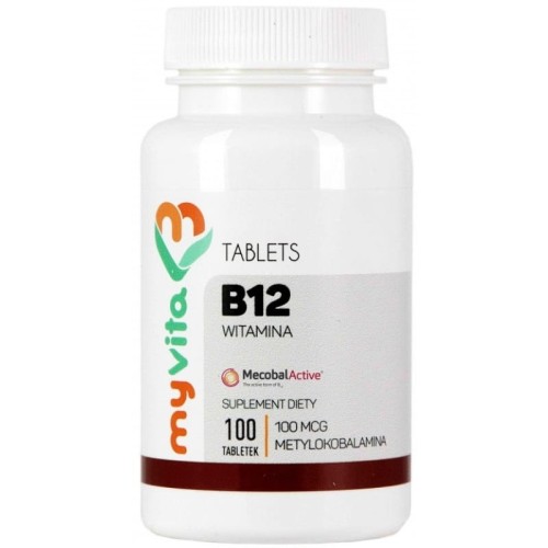 Witamina B12 metylokobalamina 100µg 100 tabl.