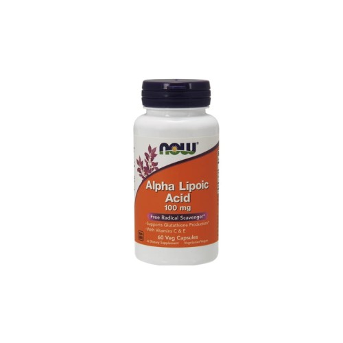 ALA (Kwas Alfa Liponowy) Plus Witaminy C i E 100mg 60 kaps.