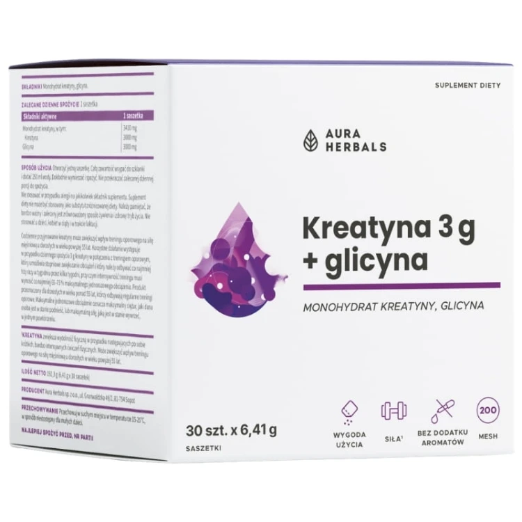 aura-herbals-kreatyna-monohydrat-3g-glicyna-30-saszetek-1