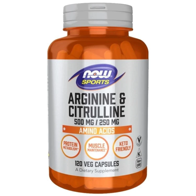 L-Arginina &amp; Citrulina 500/250 120 kaps.