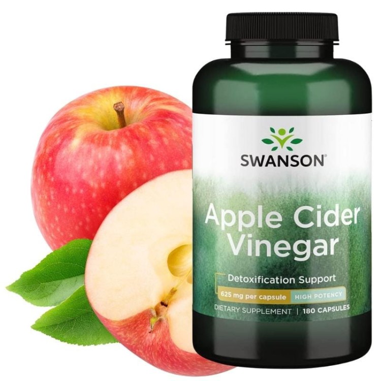 Ocet jabłkowy (Apple Cider Vinegar) 625mg 180 kaps.