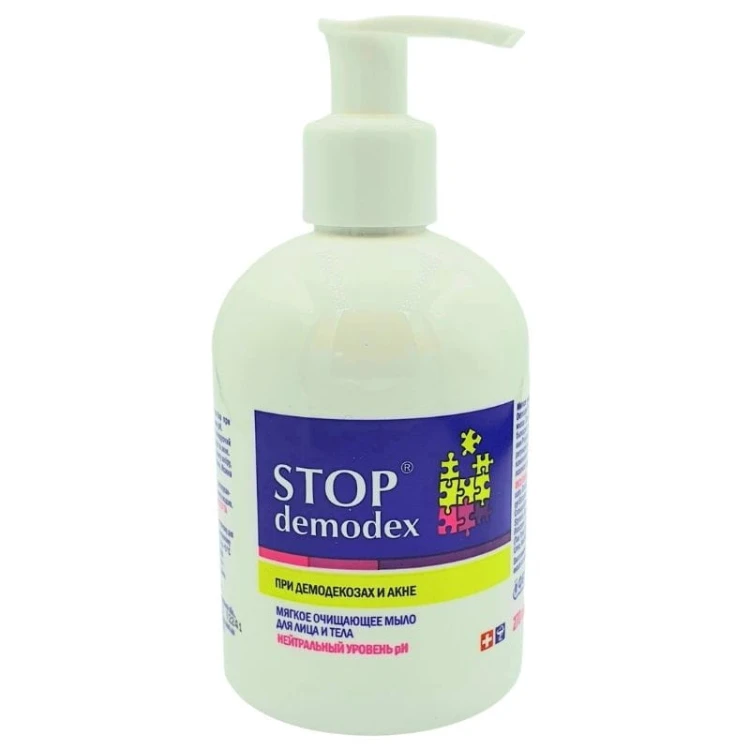STOP DEMODEX Mydło do twarzy i ciała 270ml