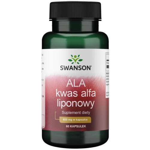 ALA Kwas Alfa Liponowy 600mg 60 kaps.