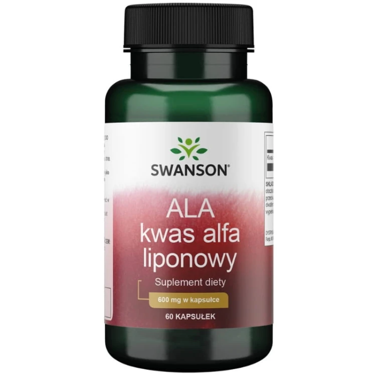 ALA Kwas Alfa Liponowy 600mg 60 kaps.