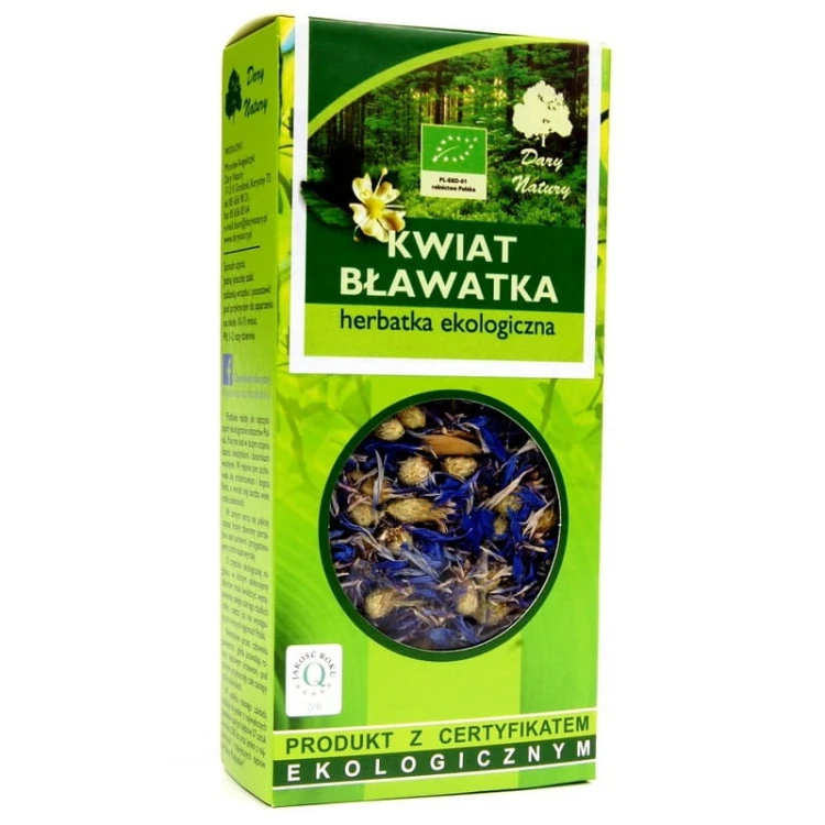 Bławatek kwiat (Centaurea cyanus L.) EKO 25g