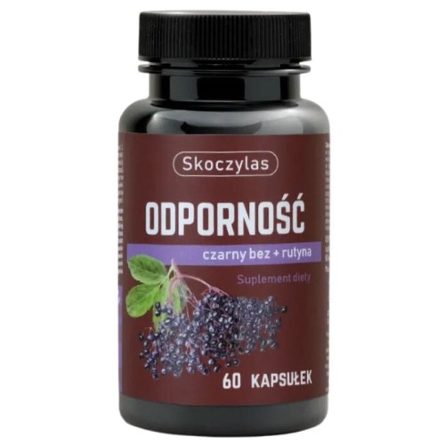 Skoczylas Odporność Czarny bez + rutyna 60 kaps.