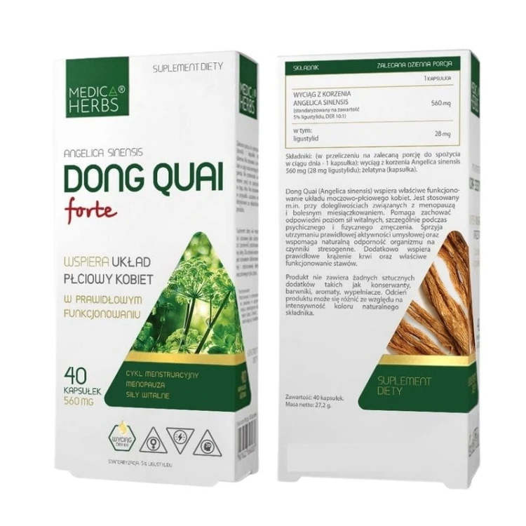 Dong Quai Forte 560mg 40 kaps.