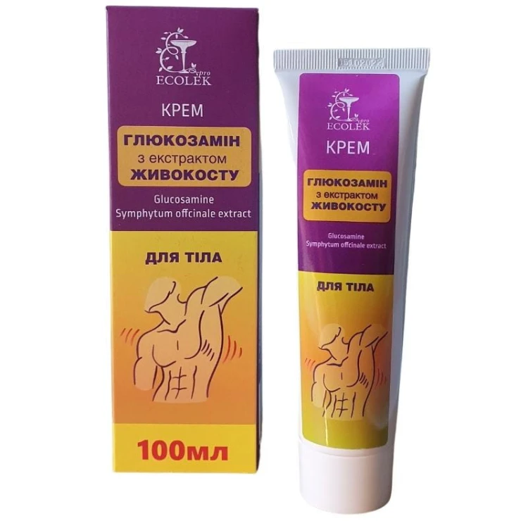 Ekolek Krem do ciała Glukozamina z ekstraktem żywokostu 100ml